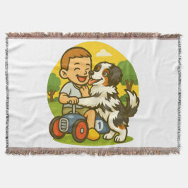 Manta Cute Puppy and Kid Playtime