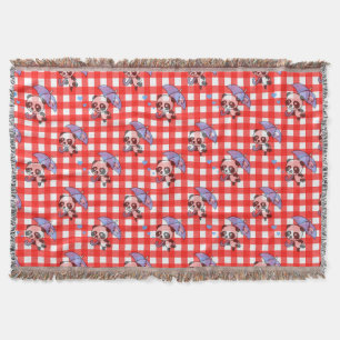 Manta Cute Red Gingham Check
