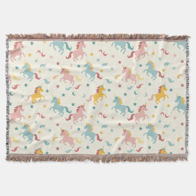 Manta Cute unicornio (Anverso)