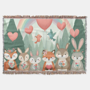 Manta Cute Woodland Creature rainbow valentine