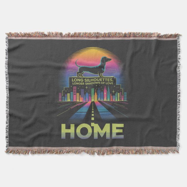 Manta Dachshund Long Silhouettes, Longer Shadows Of Love (Anverso)