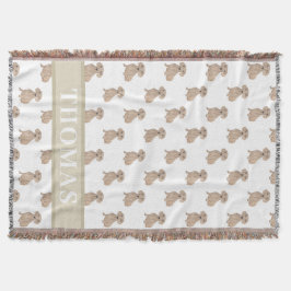 Manta Dachshund personalizado (suave, rojo)