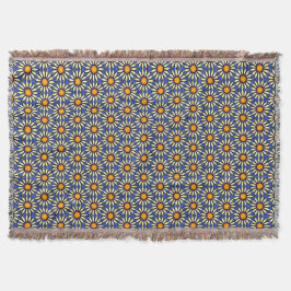 Manta Daisy Mandala Throw Blanket