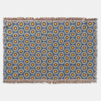 Manta Daisy Mandala Throw Blanket