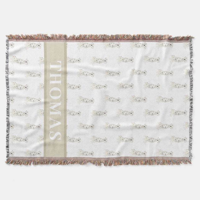 Manta Dalmatiano personalizado (Anverso)