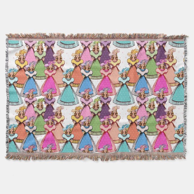 Manta Damas de cosecha (Anverso)