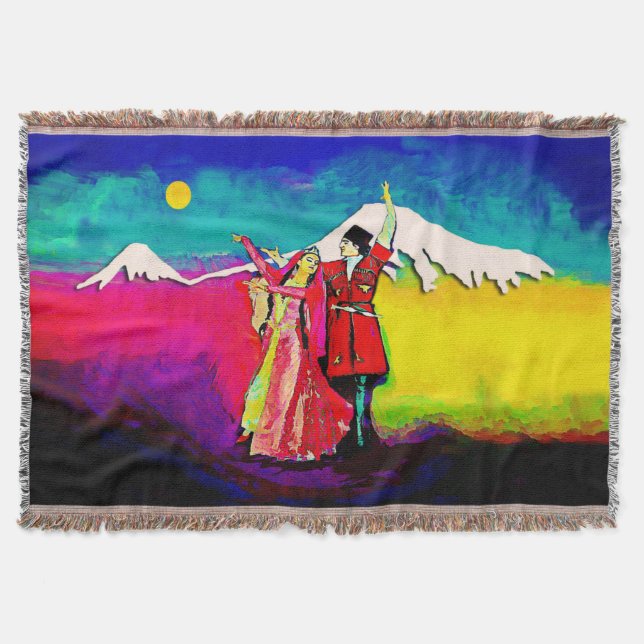 Manta Dancing Throw Blanket (Anverso)