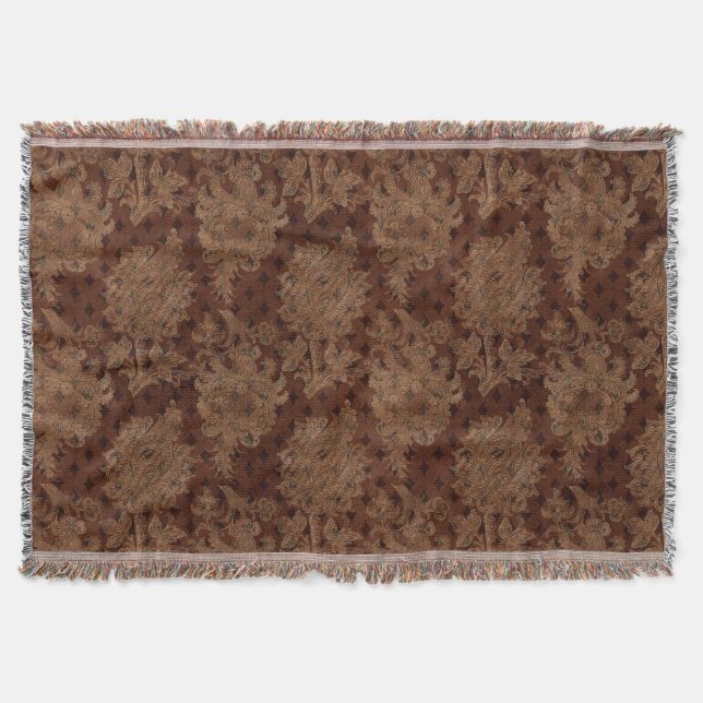 Manta Dark Otumn Damask (Anverso)