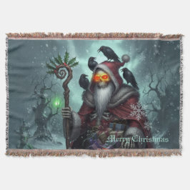 Manta Dark Santa of Shadows – Gothic Christmas Skeleton 