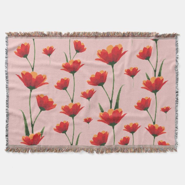 Manta Dawnfire Poppies (Anverso)