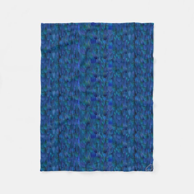 Manta de azules mezclada (Anverso)