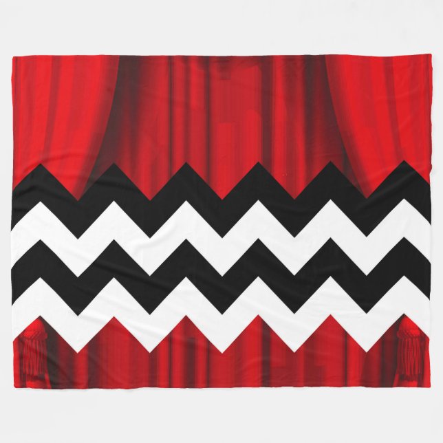 manta de chevron negro lodge (Frente (Horizontal))