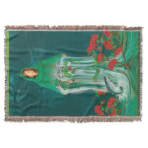 Manta de confort con influencia divina femenina 