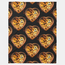 manta de corazón de vapor punk