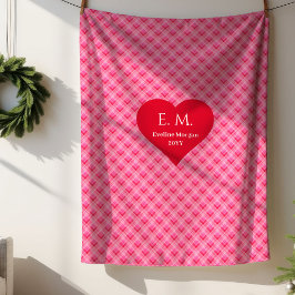 Manta de corazones dulces para regalar al marido