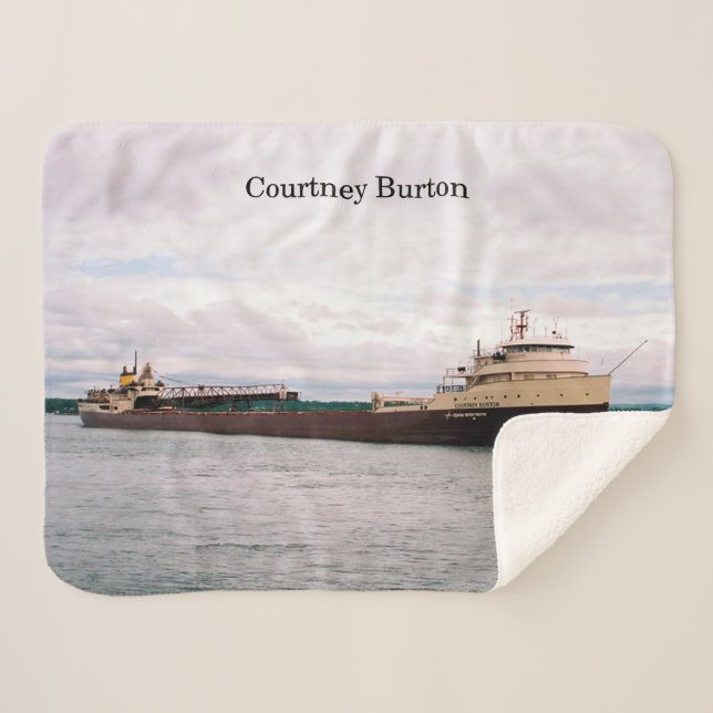 Manta de Courtney Burton sherpa (Anverso (horizontal))