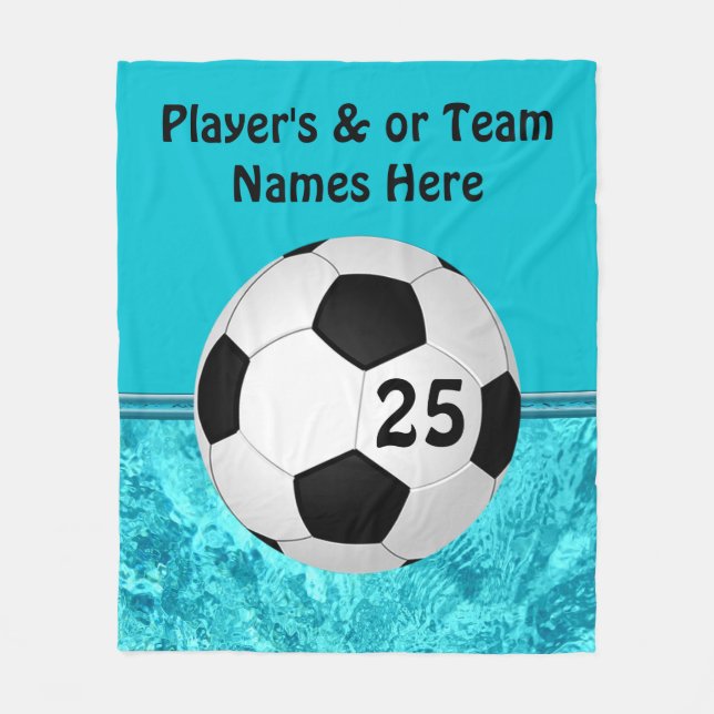 Manta de cristal personalizada del tiro del fútbol (Anverso)