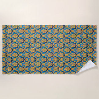 Manta de felpa con estampado ornamentado