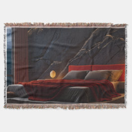 Manta de felpa para cama estética y temperamental