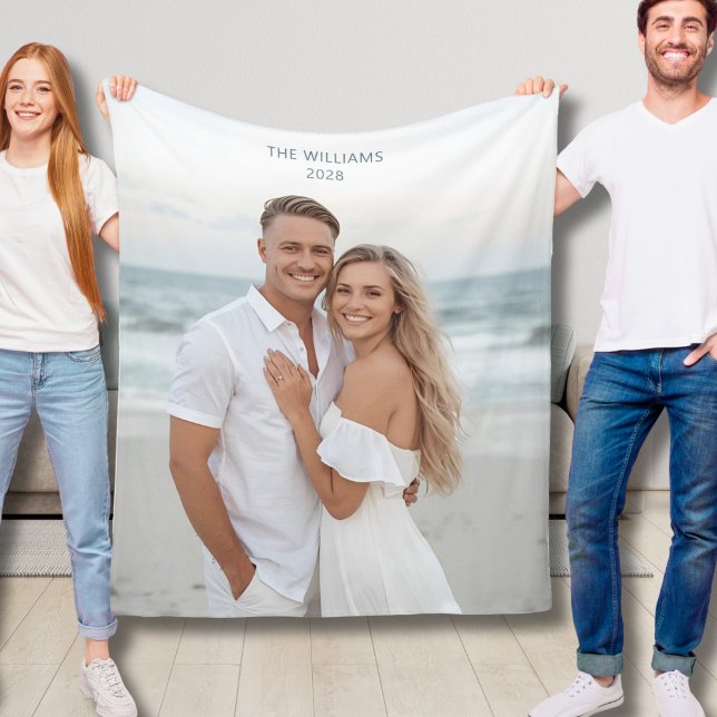 Manta de felpa personalizada regalo de compromiso  (Subido por el creador)