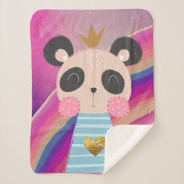 Manta de felpa Sherpa suave para bebé: diseño de K