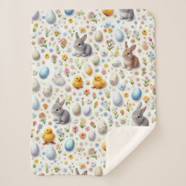 Manta de Fleece Sherpa - Estampado Personalizado U