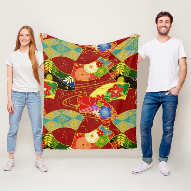 Manta de flor abstracta (In situ)