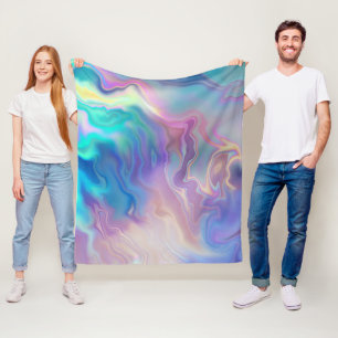 Manta de forro polar en multicolores