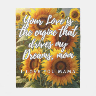 Manta de Girasoles para Mamá