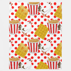 manta de gofres de pollo