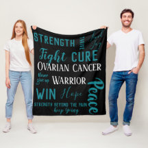 Manta de guerrero del cáncer de ovario