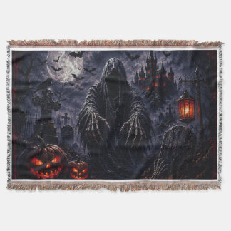 Manta de Halloween de la Parca Embrujada – Goth