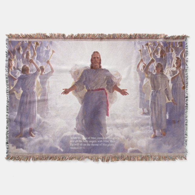 Manta de Jesús y sus Ángeles (Anverso)