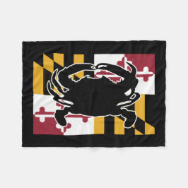 Manta de la bandera/del cangrejo de Maryland