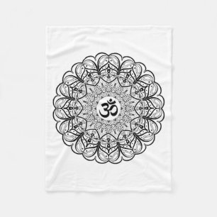 Manta de la mandala del símbolo de OM