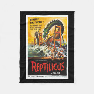 Manta de la película del monstruo de Reptilicus