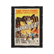Manta de la película del monstruo del Tarantula
