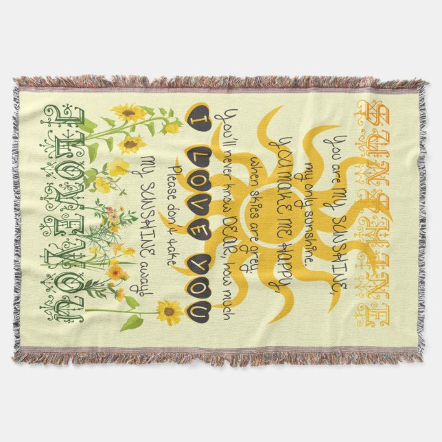 Manta de la sol con los corazones (Anverso)