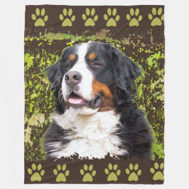 Manta de lana de perro de montaña de Bernese