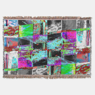 Manta de lanzamiento – Cuadrícula abstracta