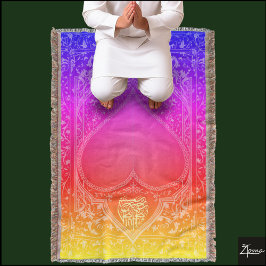 Manta de lanzamiento de alfombras de oración
