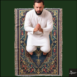 Manta de lanzamiento de alfombras de oración