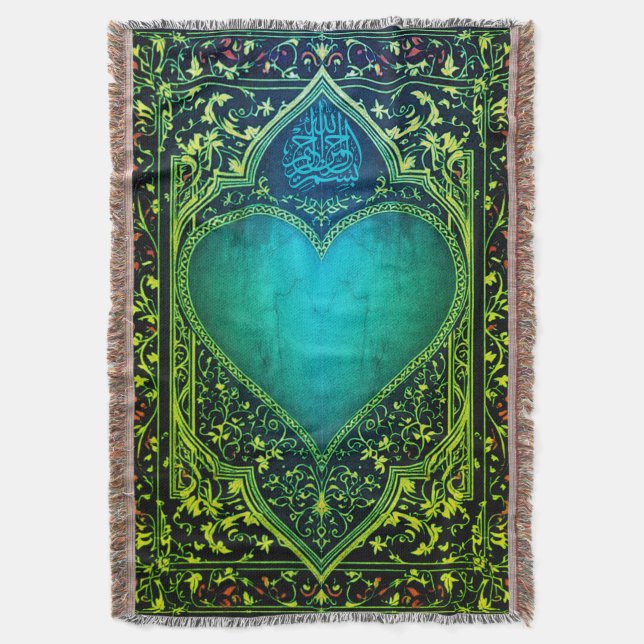 Manta de lanzamiento de alfombras de oración (Frente vertical)