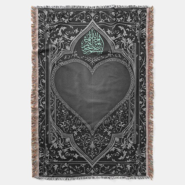 Manta de lanzamiento de alfombras de oración (Frente vertical)