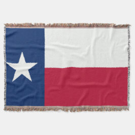manta de lanzamiento de bandera de Texas