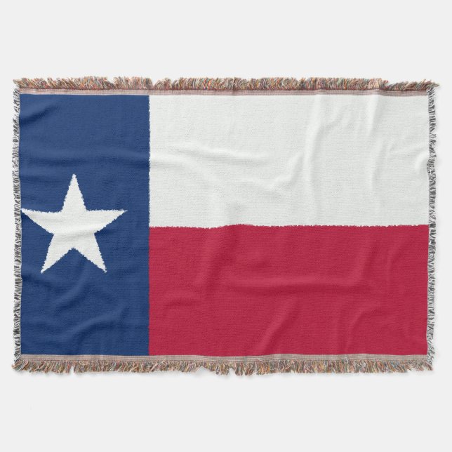 manta de lanzamiento de bandera de Texas (Anverso)