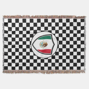 Manta de lanzamiento de bandera mexicana