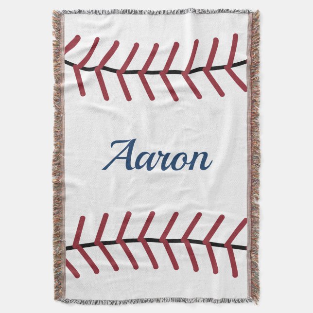Manta de lanzamiento de béisbol personalizada (Frente vertical)