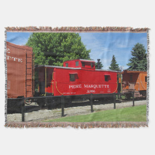 manta de lanzamiento de caboose de Pere Marquette
