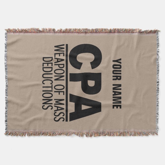 manta de lanzamiento de color personalizado CPA (Anverso)